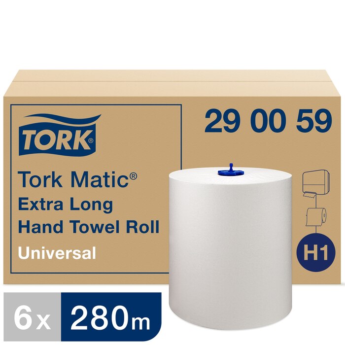 Tork Matic Extra Long однослойные бумажные полотенца H1 280м, 1142 листа