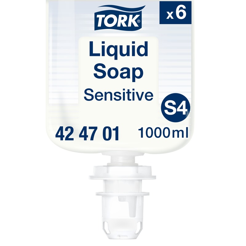 Tork Sensitive šķidrās ziepes roku mazgāšanai 1000ml S4