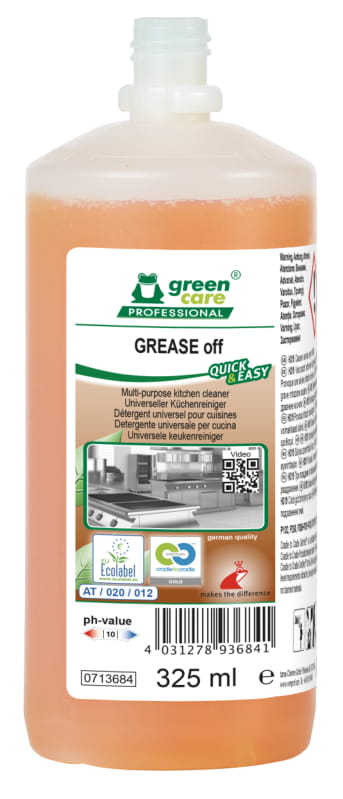 Q&E Grease Off universāls attaukošanas līdzeklis virtuvei 325ml