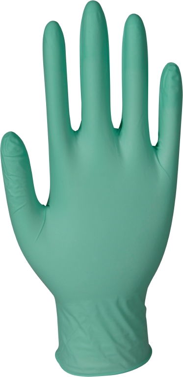 Abena нитриловые перчатки L размер 100 шт. зеленые, без пудры
