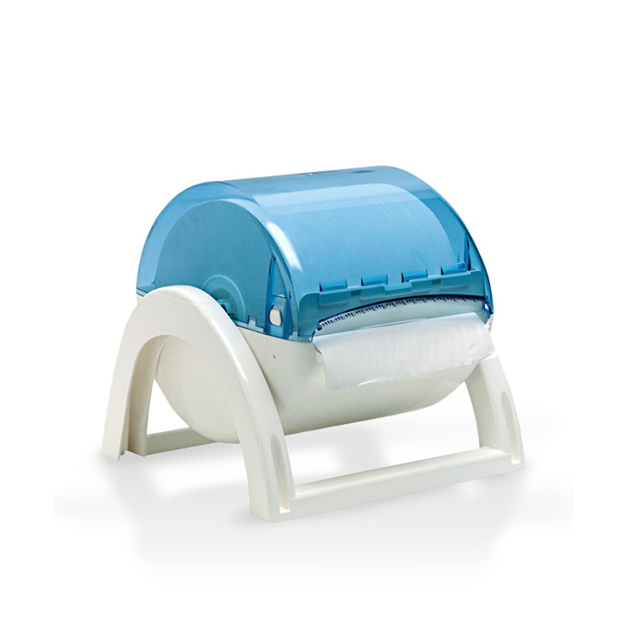 Euromop Security papīra dvieļu galda turētājs zils/balts (HACCP)
