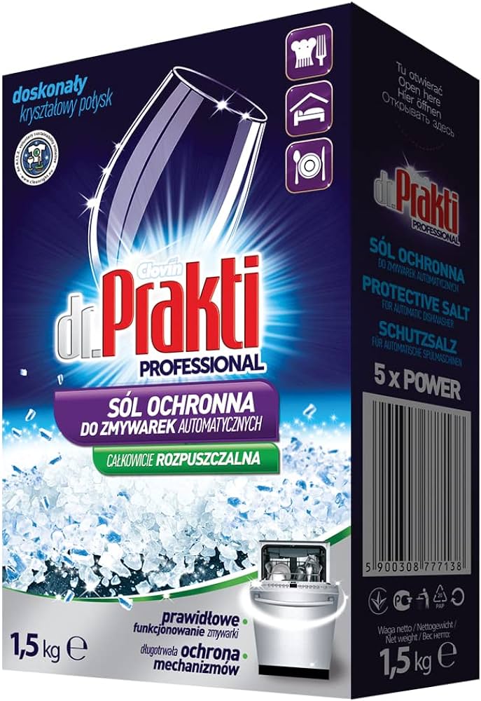 Trauku mazgājamās mašīnas sāls Dr.PRAKTI 1.5 kg