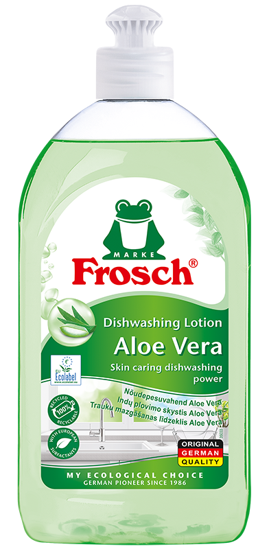 FROSCH Aloe Vera trauku mazgāšanas losjons, alveja 500ml