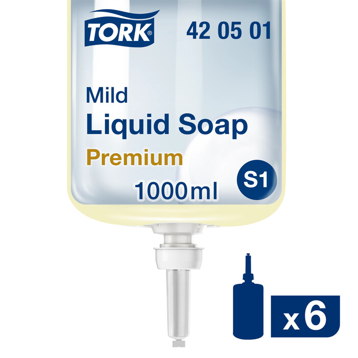 Tork Mild škidrās ziepes 1000ml S1