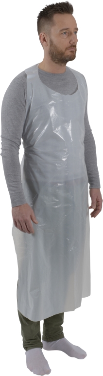 Abena vienreizējie priekšauti LDPE, 80 x130cm, 30 mkr, 100 gab., balti