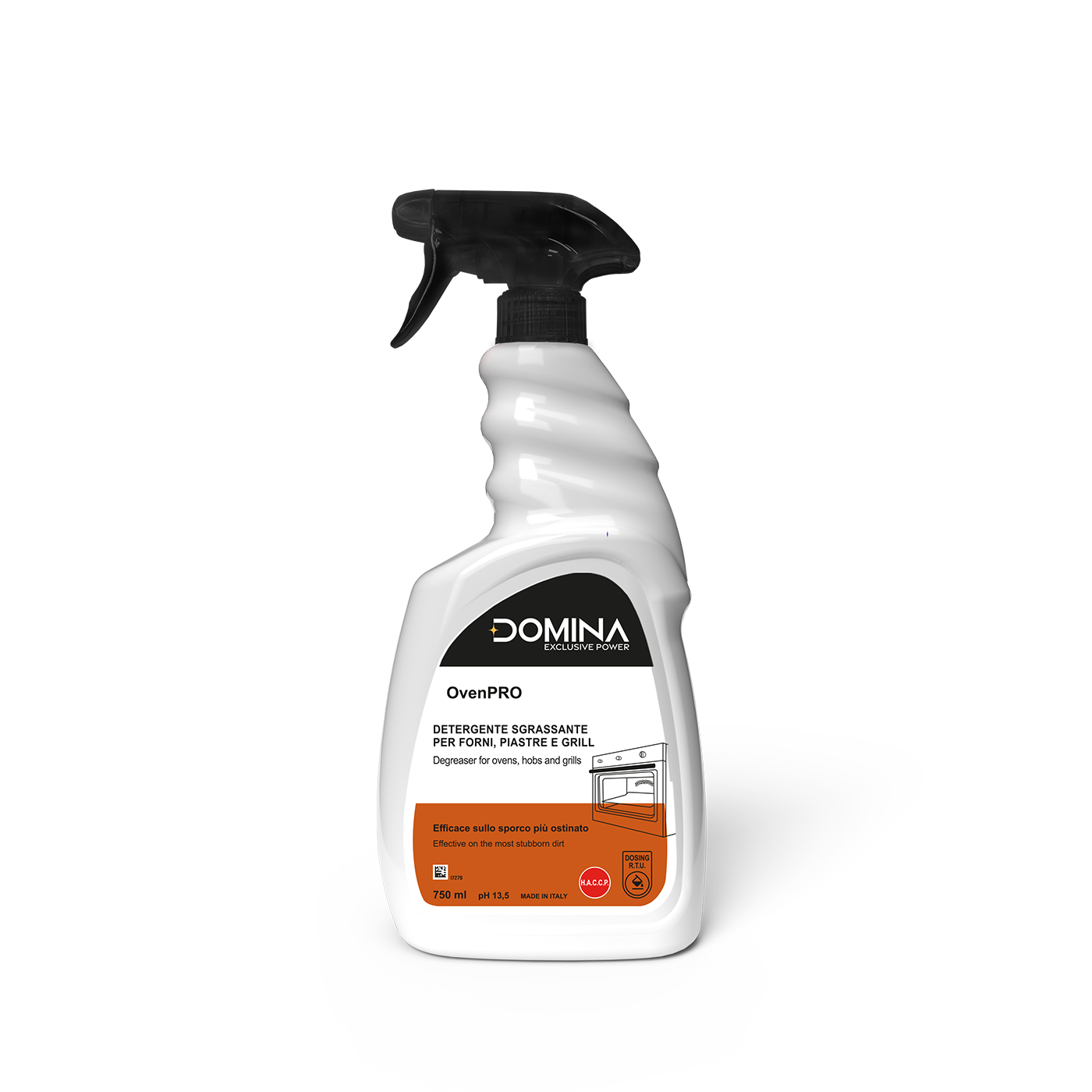 DOMINA OvenPRO tīrīšanas līdzeklis cepeškrasnim un griliem 750ml