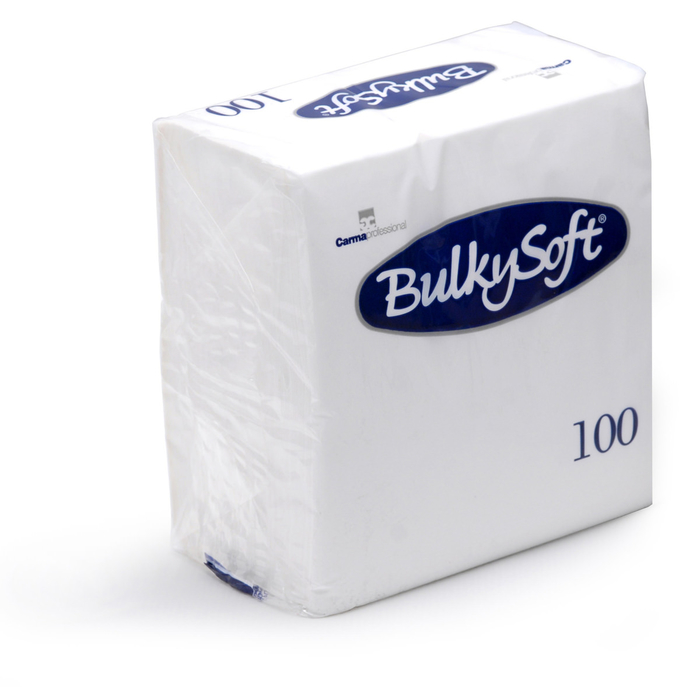 Bulkysoft бумажные салфетки 33/2/100шт., белые
