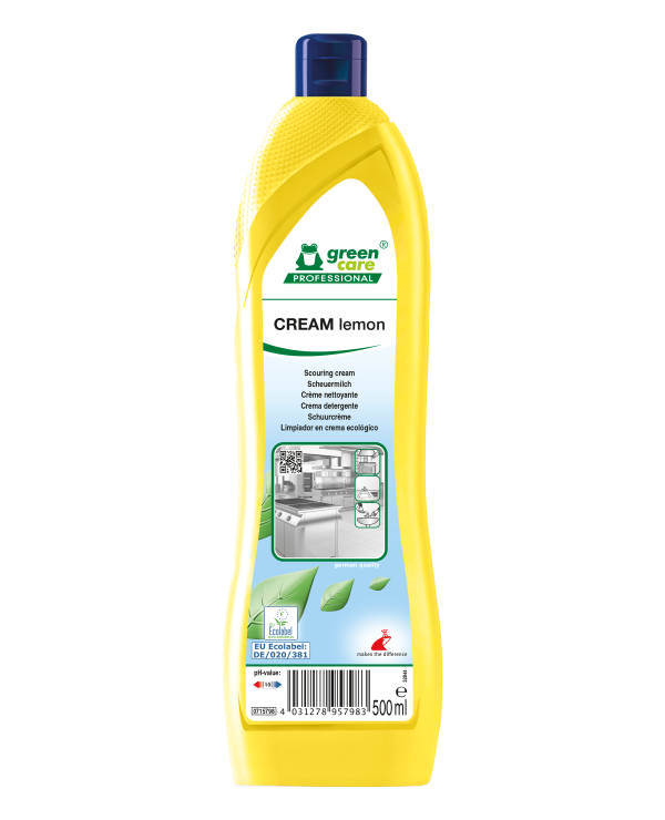 GREEN CARE N6 Cream Lemon LEMON чистящий крем 500мл