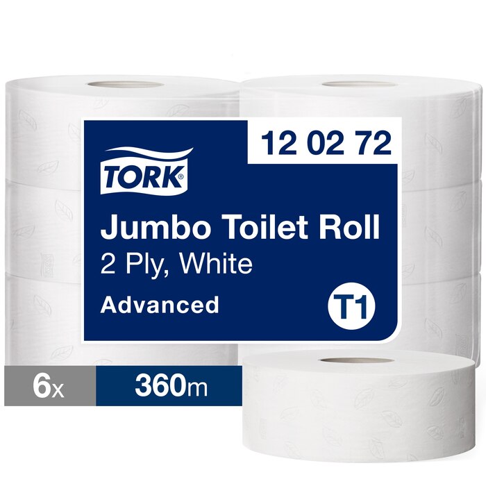 Tork Advancedl Maxi Jumbo двухслойная туалетная бумага 360м T1 