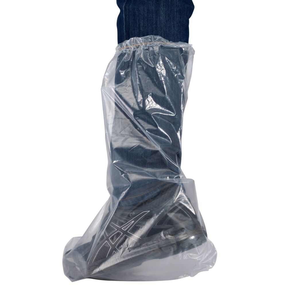 Abena высокие бахилы 38x50 см, 50 мкр, 50 шт., LDPE, прозрачные