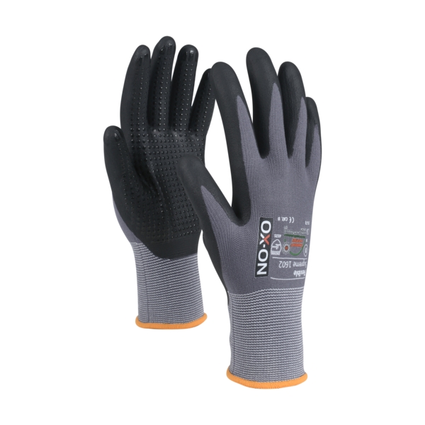 OX-ON Supreme 1602 бесшовные перчатки с нитриловым покрытием CE 10 размер