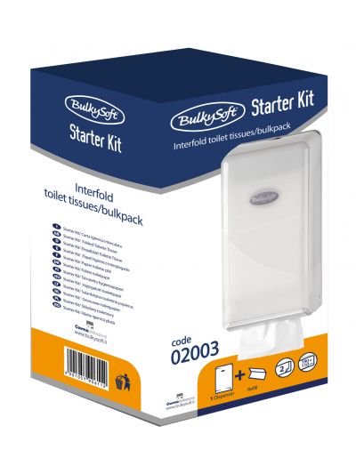 Bulkysoft StarterKit держатель для туалетной бумаги Bulkpack + 2шт.