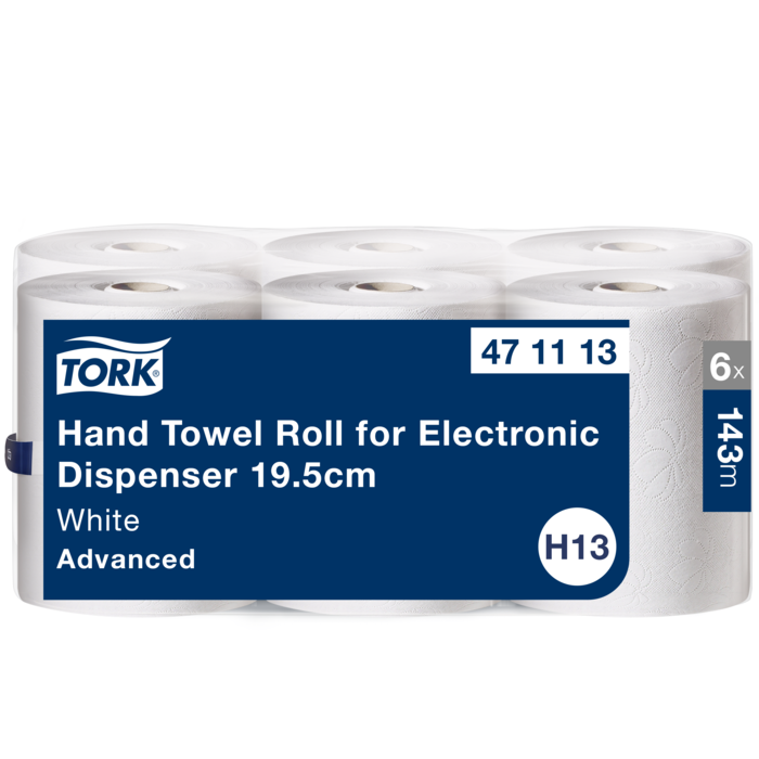 Tork Impulse (electronic 19,5см) двухслойные бумажные полотенца 143м, H12