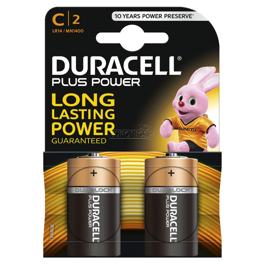 Duracell LR14 alkaline baterija C 2 gab.