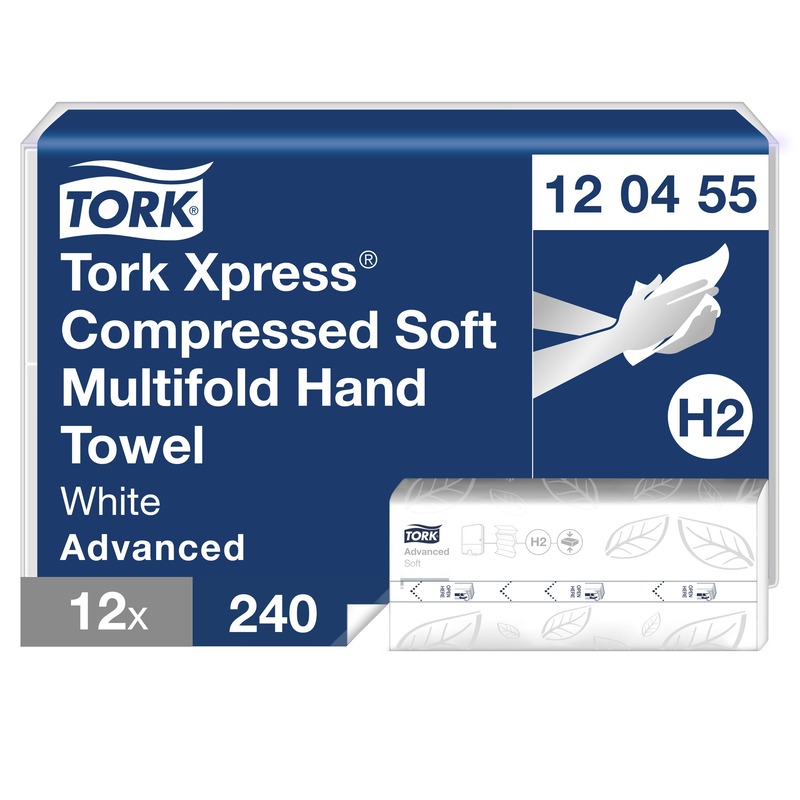 Tork Xpress saspiesti Z- loc.roku dvieļi 240 salv. 2 kārtas 24,2x21,2cm H2