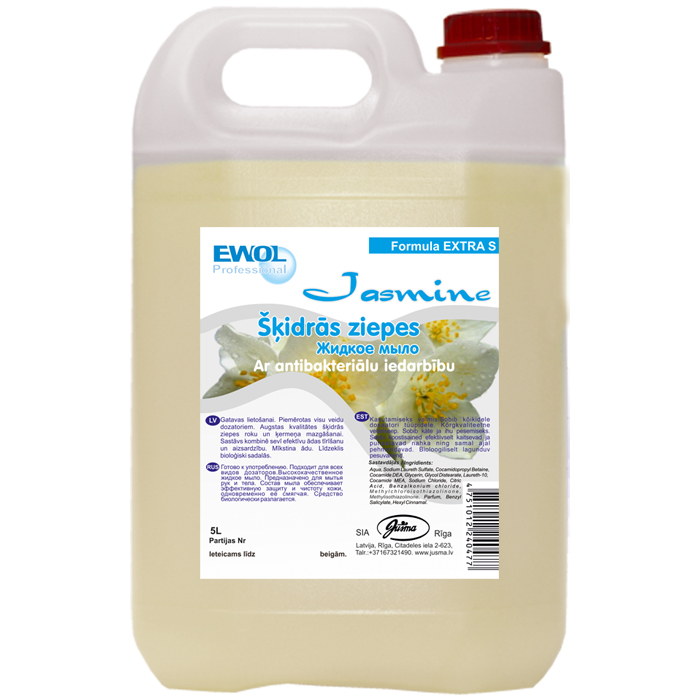 EWOL Formula Extra S жидкое крем мыло (жасмин) 5л