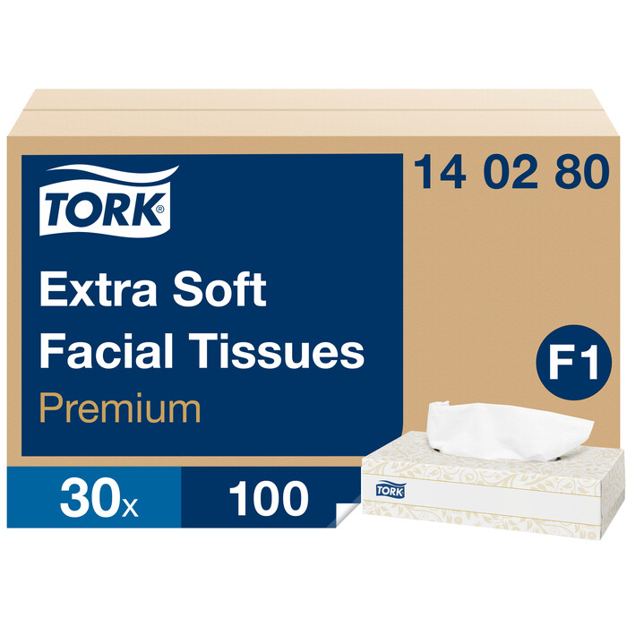 Tork Premium двухслойные косметические салфетки 100 шт.