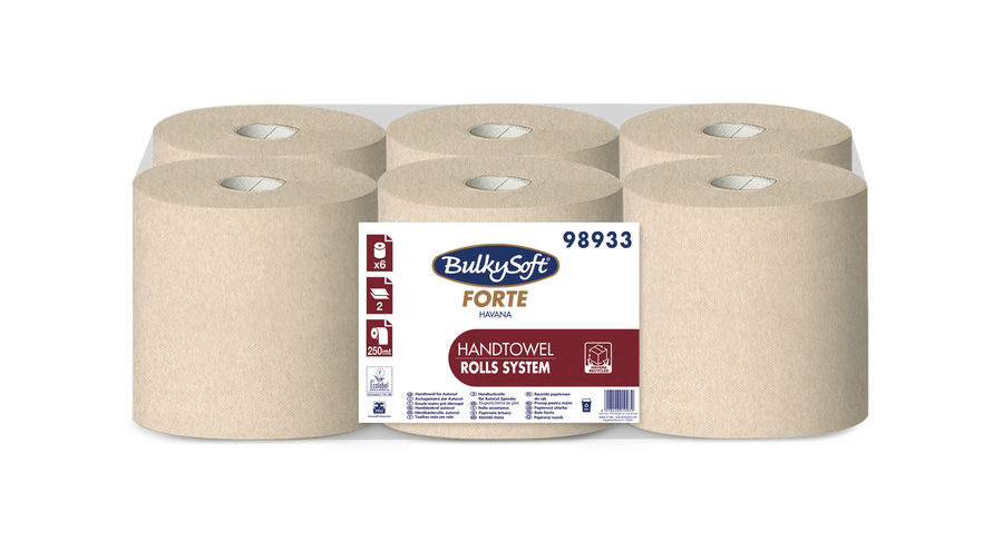 Bulkysoft Forte Havana System бумажные полотенца 250м, 2 слоя
