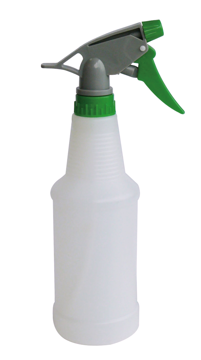 Рабочая бутылка с распылителем, зеленая, 500мл