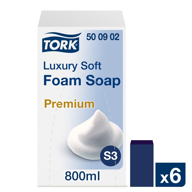 Tork Luksus нежное пенное мыло 800мл S3