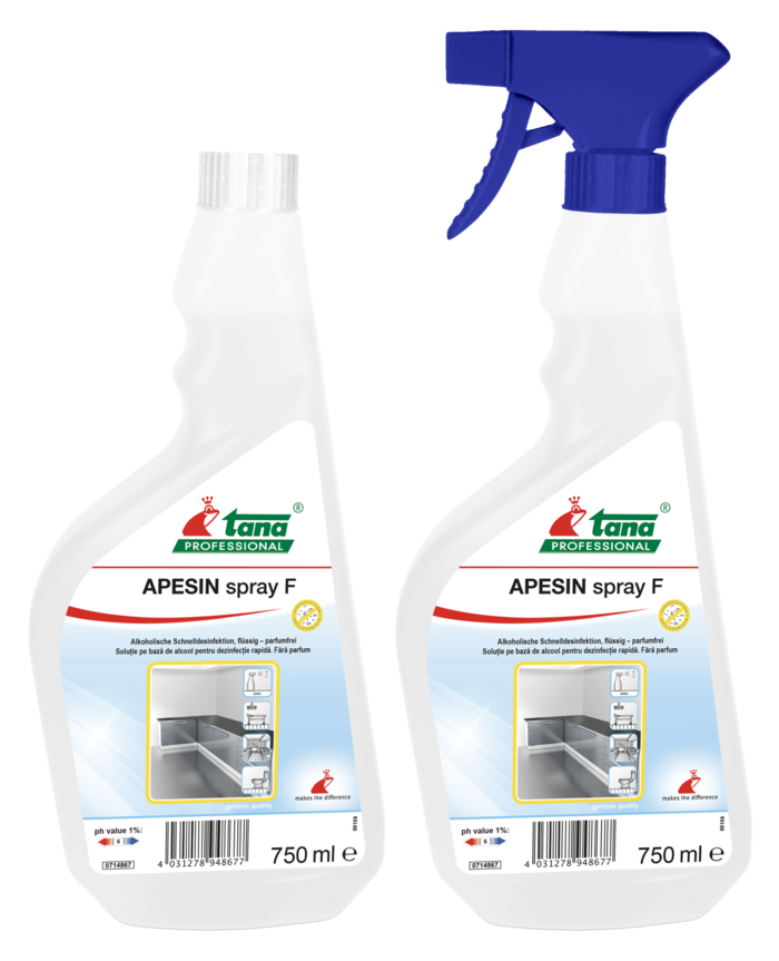 APESIN Spray F средство для дезинфекции поверхностей, спиртосодержащее 750 мл