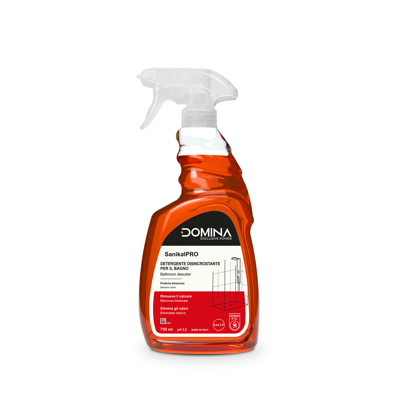 DOMINA SanikalPRO средство для удаления известкового налета 750мл