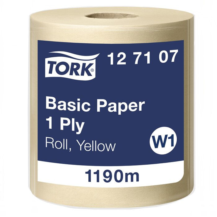 Tork Universal 310 индустриальная бумага 1190м, 33см, W1, желтая