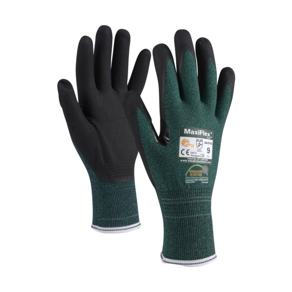 MaxiFlex CUT 34-8743 ATG cimdi pret iegriezumiem, CE 11 izmērs