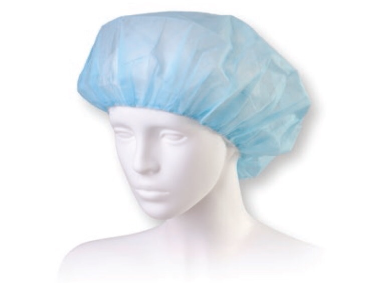 BaltLine шапочки береты XL размер, PP,  100 шт. синие