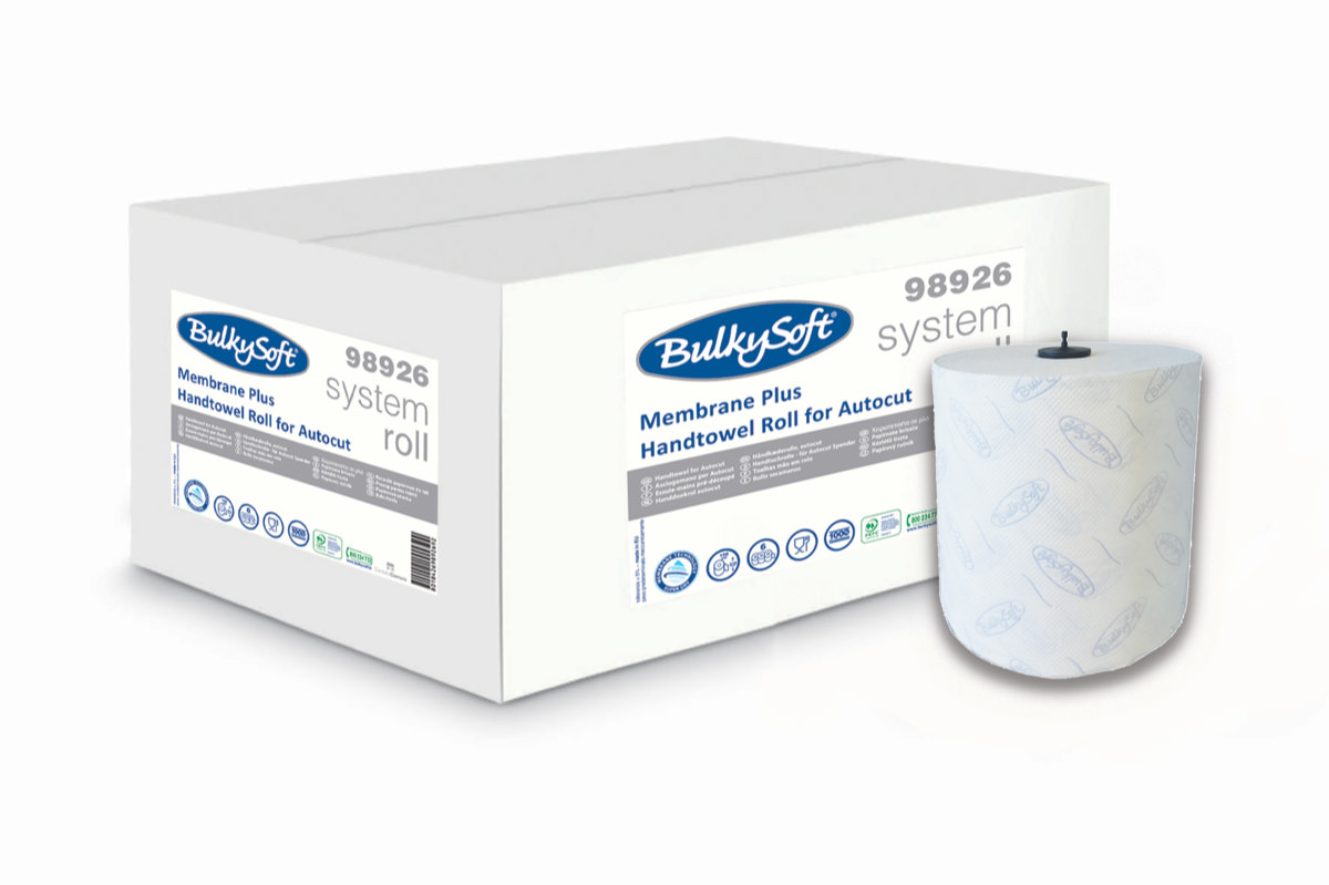 Bulkysoft System Membrane+ полотенца для рук 150м 3 слоя Autocut
