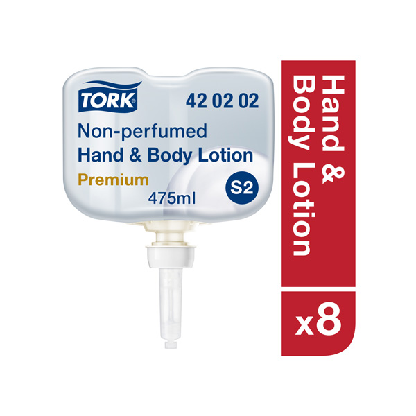 Tork mitrinošs losjons rokām un ķermenim 475ml S2, bez smaržas