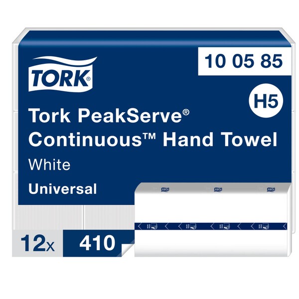 Tork PeakServe Continuous однослойные листовые полотенца 410 шт. H5