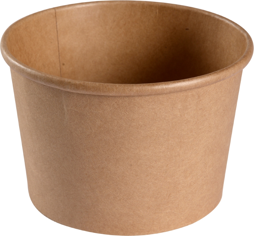 Abena zupas trauki 7.7cm ,D11.5cm, 500ml, Kraft, 50 gab.