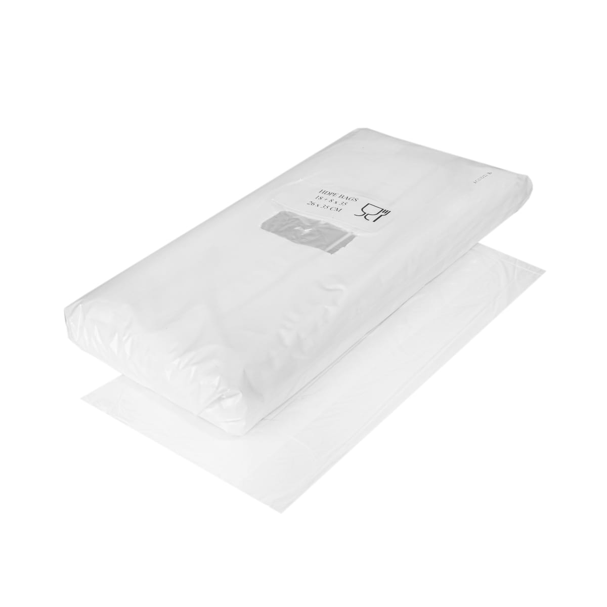 HDPE maisiņi 26x35 cm 7 mkr caurspīdīgi 800 gab.