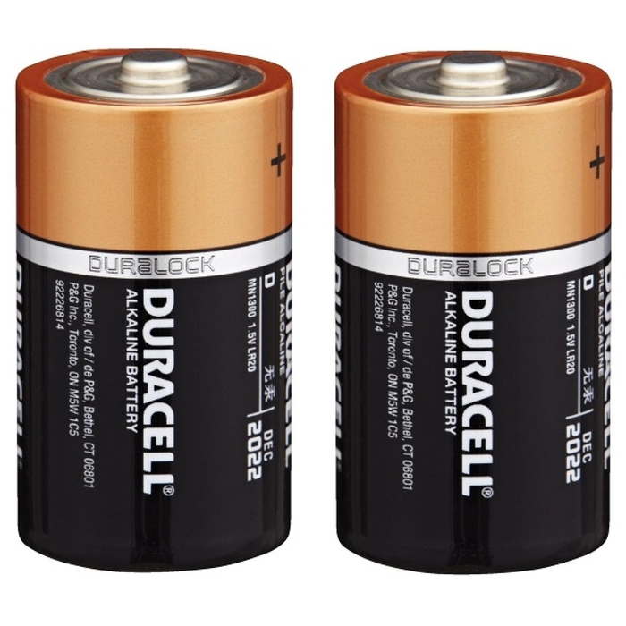 Duracell LR20 alkaline батарейки D 2 шт. 