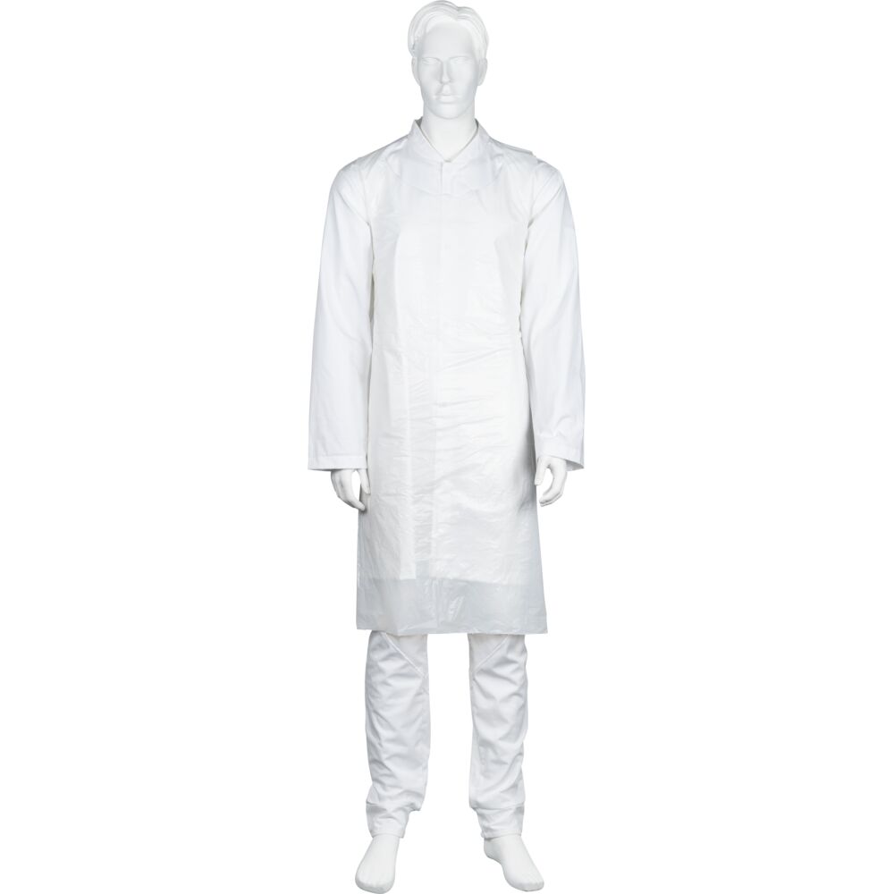 Abena одноразовые фартуки LDPE, 75x125см, 18мкр, 100 шт. белые