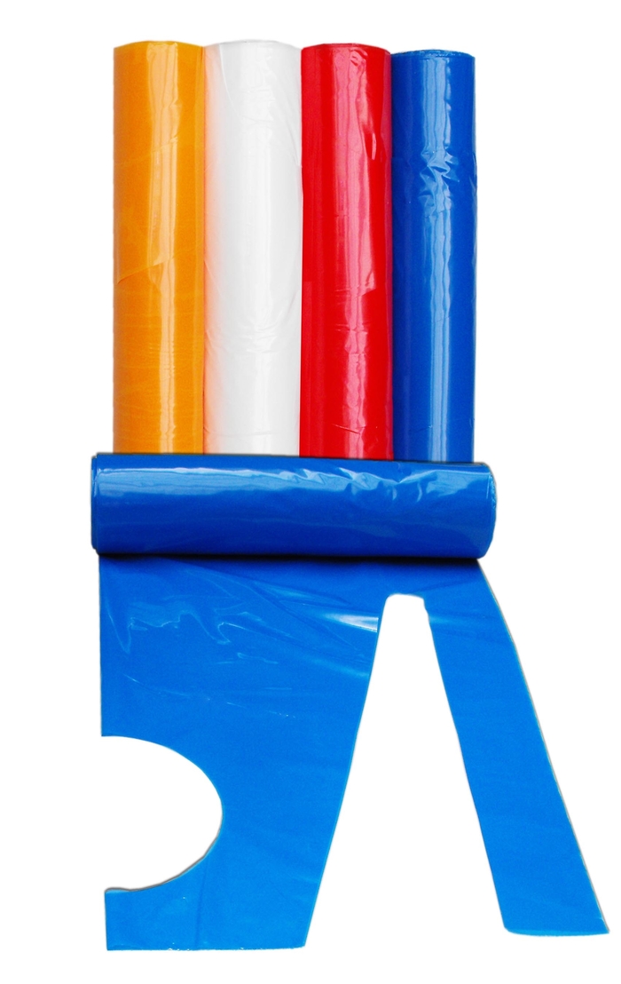 Фартуки одноразовые в рулоне LDPE, 25 мкр, 75x122 см, 130 шт., синие