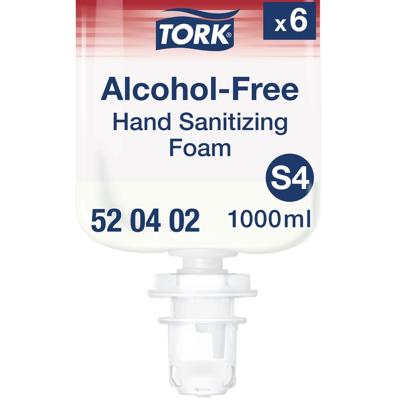 Tork spirtu nesaturošas roku dezinfekcijas putas 1000ml, S4