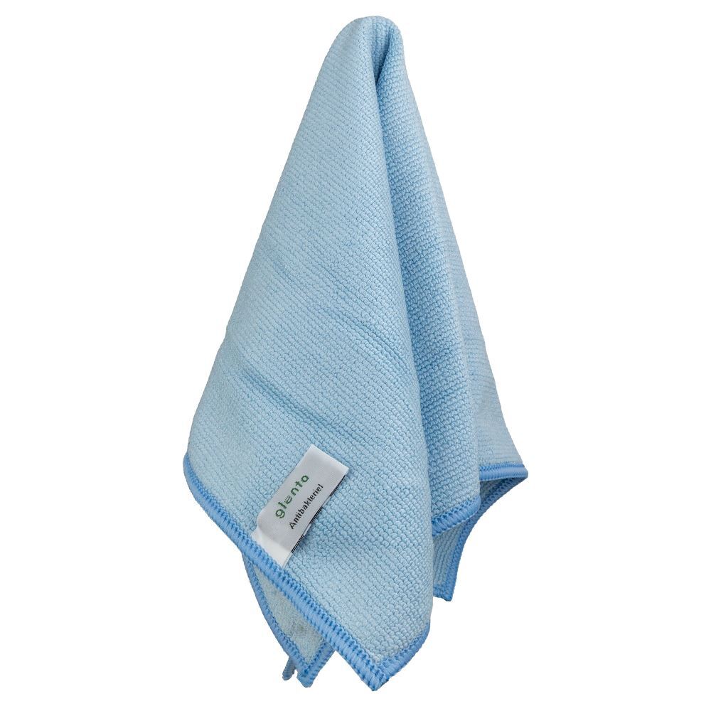 Glenta Antibacterial mikrošķiedras audums ar sudraba daļiņām, zils, 38x38cm 