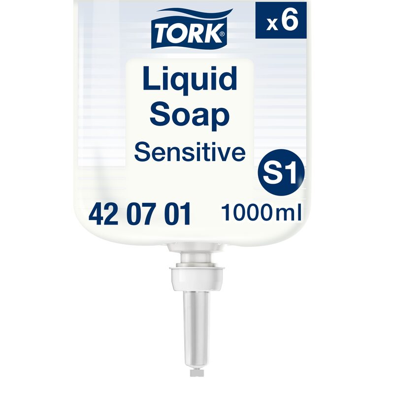 Tork Extra Mild жидкое мыло ультрамягкое 1000мл S1