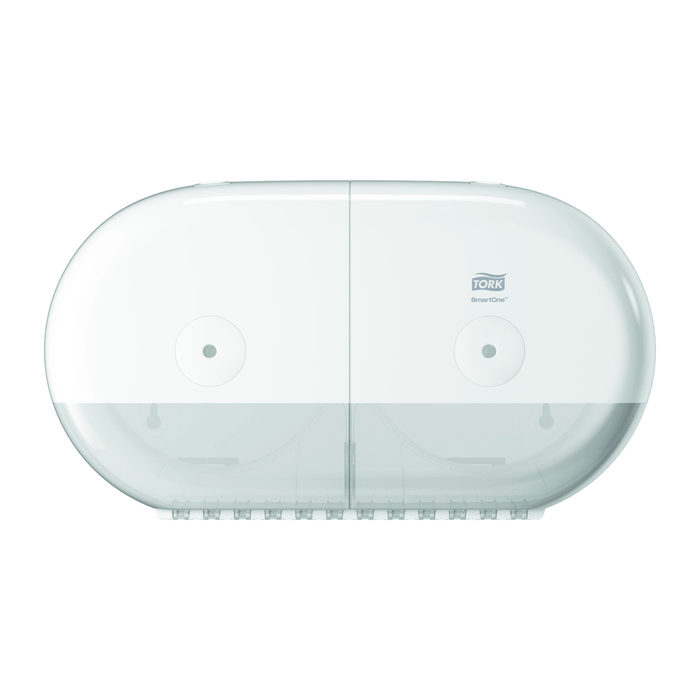 Tork Evolution SmartOne MiniTwin T9 двойной дозатор для туалетной бумаги в мини-рулонах, белый