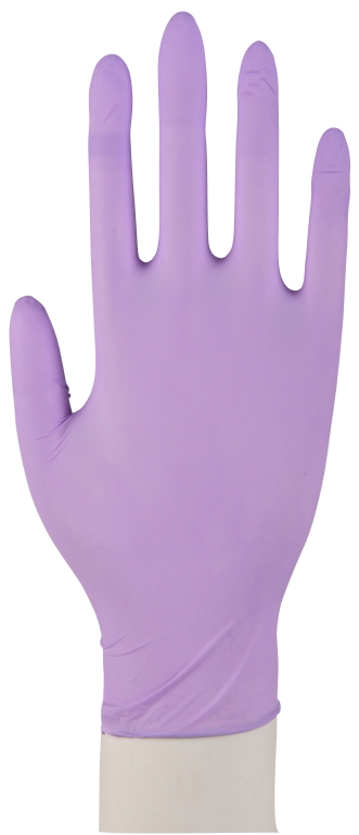 Abena нитриловые перчатки M размер, 100 шт. фиолетовые, без пудры