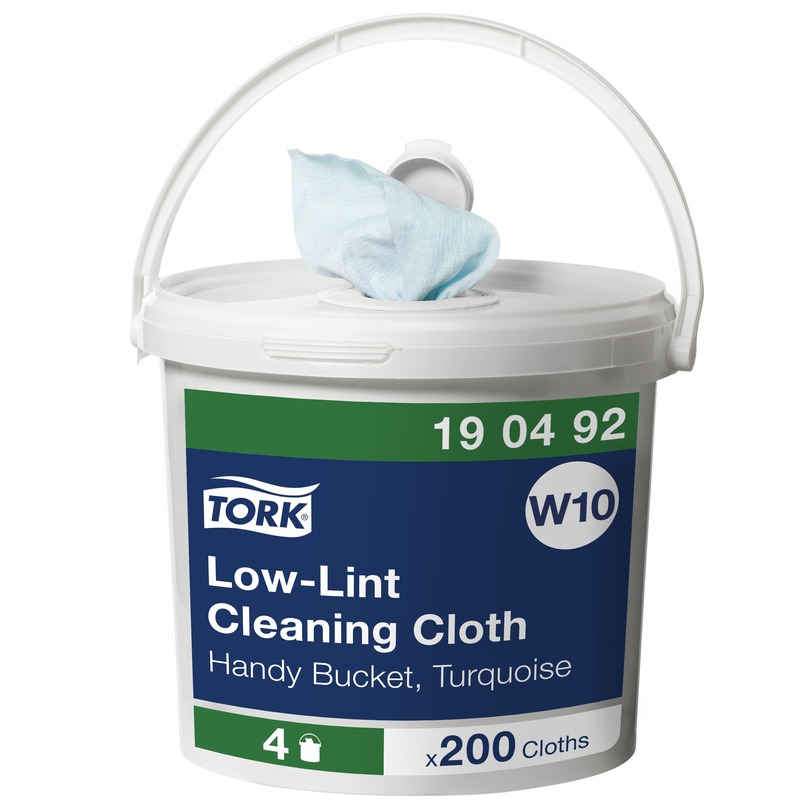 Tork Handy mazplūksnaina tīrīšanas drāna spainī 200 loksnes 60m W10